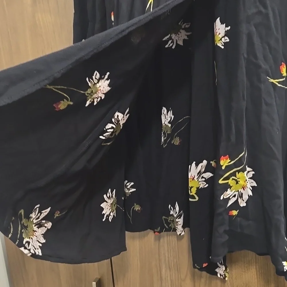 Free People- "Time On My Side" Floral Print Wrap Dress-Size Small - Picture 11 of 17